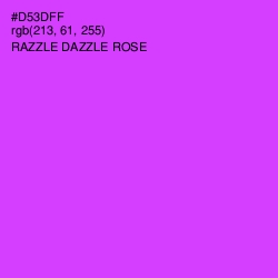 #D53DFF - Razzle Dazzle Rose Color Image