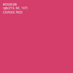 #D53E6B - Cerise Red Color Image