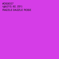 #D53EE7 - Razzle Dazzle Rose Color Image