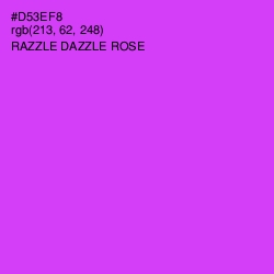 #D53EF8 - Razzle Dazzle Rose Color Image