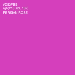 #D53FBB - Persian Rose Color Image