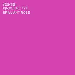 #D543B1 - Brilliant Rose Color Image