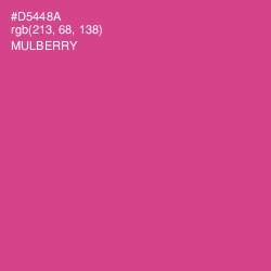 #D5448A - Mulberry Color Image