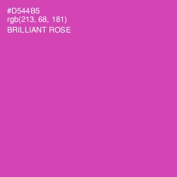 #D544B5 - Brilliant Rose Color Image