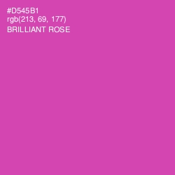 #D545B1 - Brilliant Rose Color Image