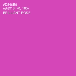#D546B9 - Brilliant Rose Color Image
