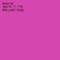 #D547AF - Brilliant Rose Color Image