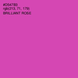 #D547B3 - Brilliant Rose Color Image