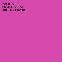 #D548AC - Brilliant Rose Color Image