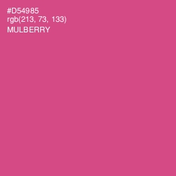 #D54985 - Mulberry Color Image