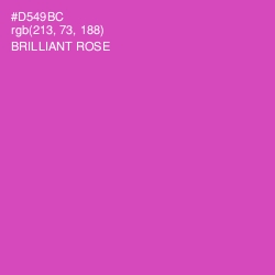 #D549BC - Brilliant Rose Color Image