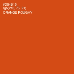 #D54B15 - Orange Roughy Color Image