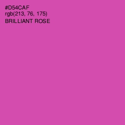 #D54CAF - Brilliant Rose Color Image