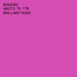 #D54CB3 - Brilliant Rose Color Image