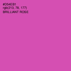 #D54EB1 - Brilliant Rose Color Image