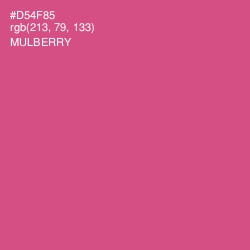 #D54F85 - Mulberry Color Image