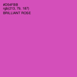 #D54FBB - Brilliant Rose Color Image