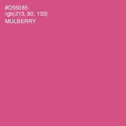 #D55085 - Mulberry Color Image