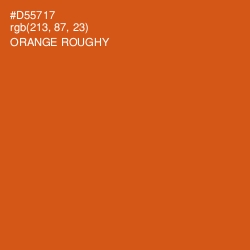 #D55717 - Orange Roughy Color Image