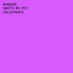 #D559FB - Heliotrope Color Image