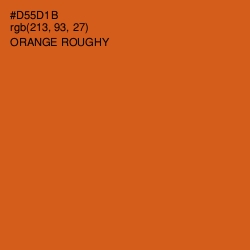 #D55D1B - Orange Roughy Color Image