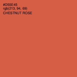 #D55E45 - Chestnut Rose Color Image