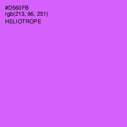 #D560FB - Heliotrope Color Image