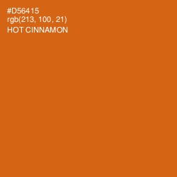 #D56415 - Hot Cinnamon Color Image