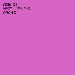 #D564C4 - Orchid Color Image