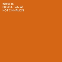#D56616 - Hot Cinnamon Color Image