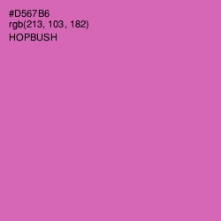 #D567B6 - Hopbush Color Image