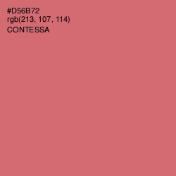 #D56B72 - Contessa Color Image