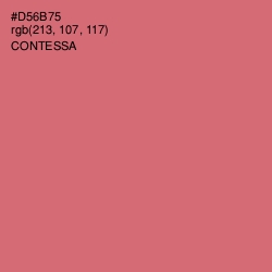 #D56B75 - Contessa Color Image
