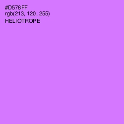 #D578FF - Heliotrope Color Image