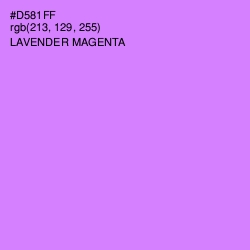 #D581FF - Lavender Magenta Color Image