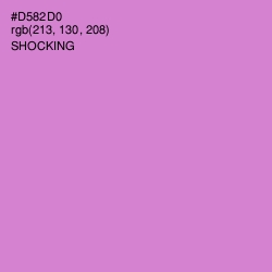 #D582D0 - Shocking Color Image