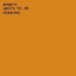 #D5831C - Geebung Color Image