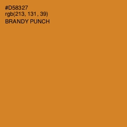 #D58327 - Brandy Punch Color Image