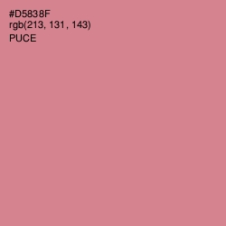 #D5838F - Puce Color Image