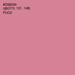 #D58394 - Puce Color Image