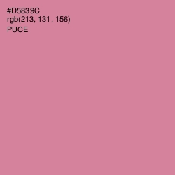 #D5839C - Puce Color Image