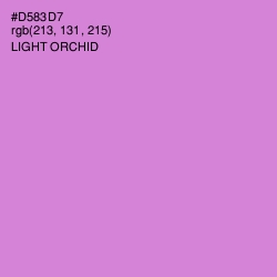 #D583D7 - Light Orchid Color Image