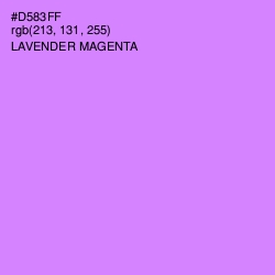 #D583FF - Lavender Magenta Color Image