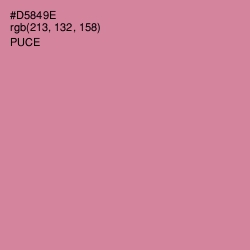 #D5849E - Puce Color Image