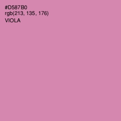 #D587B0 - Viola Color Image