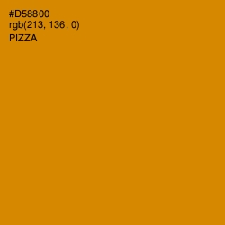 #D58800 - Pizza Color Image