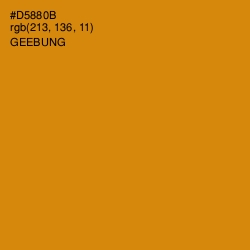 #D5880B - Geebung Color Image