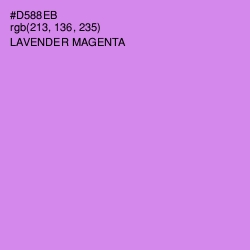 #D588EB - Lavender Magenta Color Image