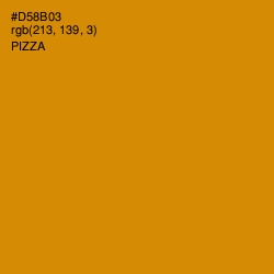 #D58B03 - Pizza Color Image