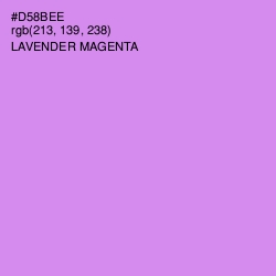 #D58BEE - Lavender Magenta Color Image